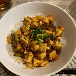 麻婆豆腐丼